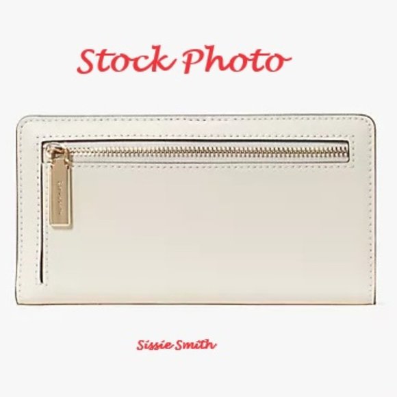 ♠️ Kate Spade ♠️ Large Meringue Studded Madison Bifold Wallet - Picture 7 of 7